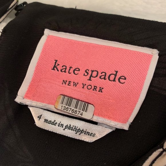 Kate Spade Falling Flower Pattern One Piece Jumper Wide Ankle Size 4 - Picture 14 of 16